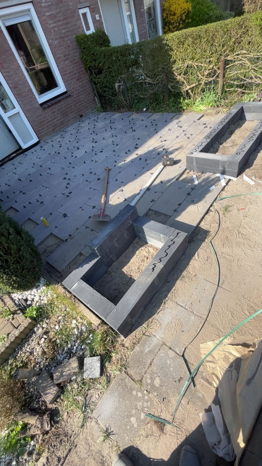 Betaalbare Tuinen, Perfect Aangelegd!, Tuin en Terras, Tegels en Klinkers, Gebruikt, Terrastegels, Beton, 10 m² of meer, Ophalen of Verzenden