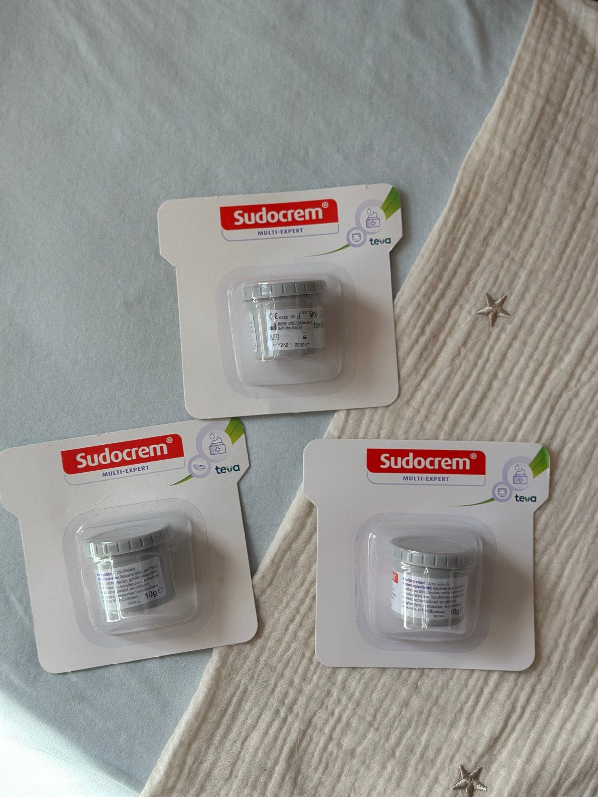 3x Sudocrem Multi-Expert 10g - Nieuw, Ophalen of Verzenden, Nieuw