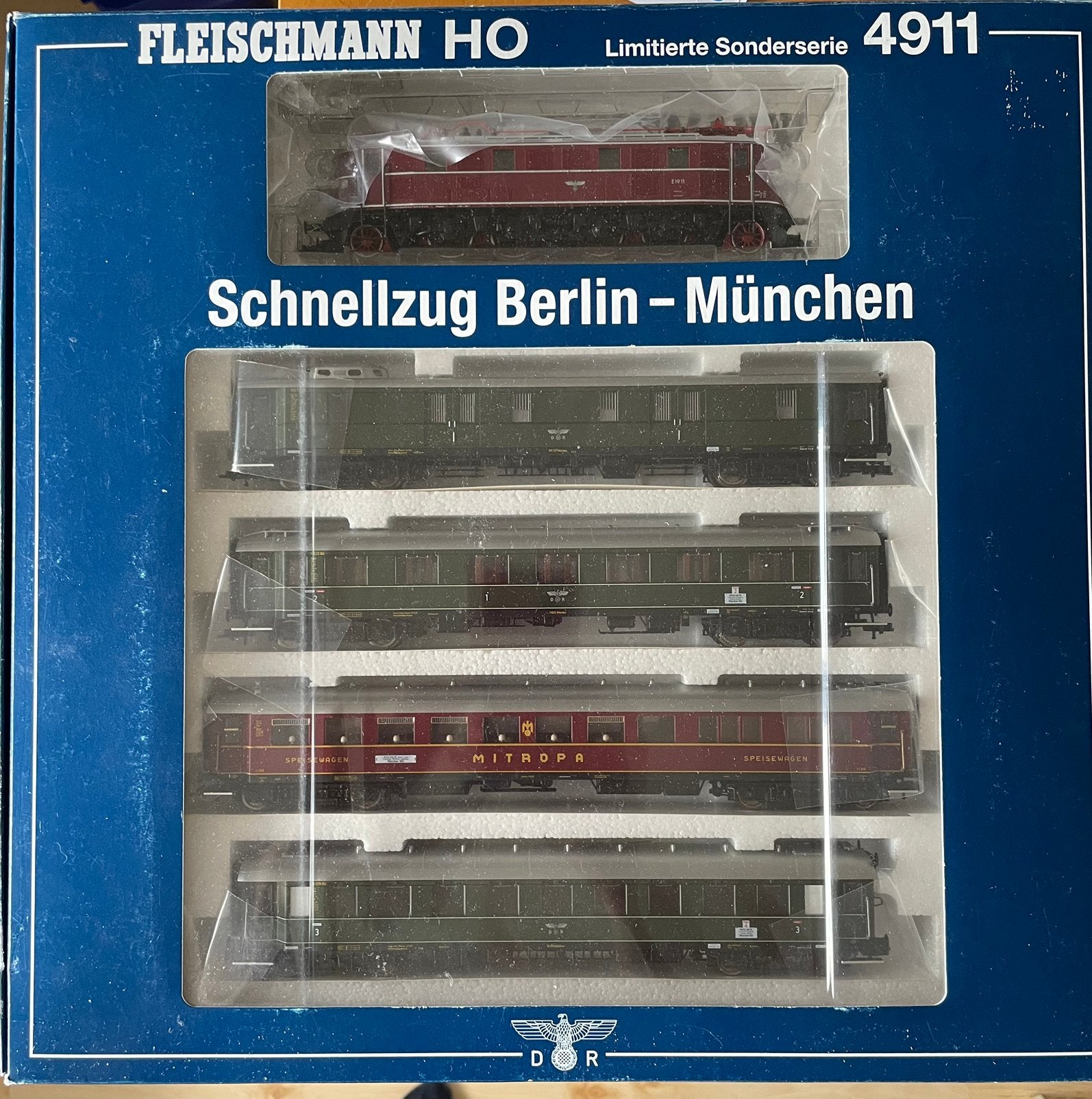 Fleischmann set 4911 Sneltrein Berlijn-München, Gelijkstroom, -, Fleischmann, -
