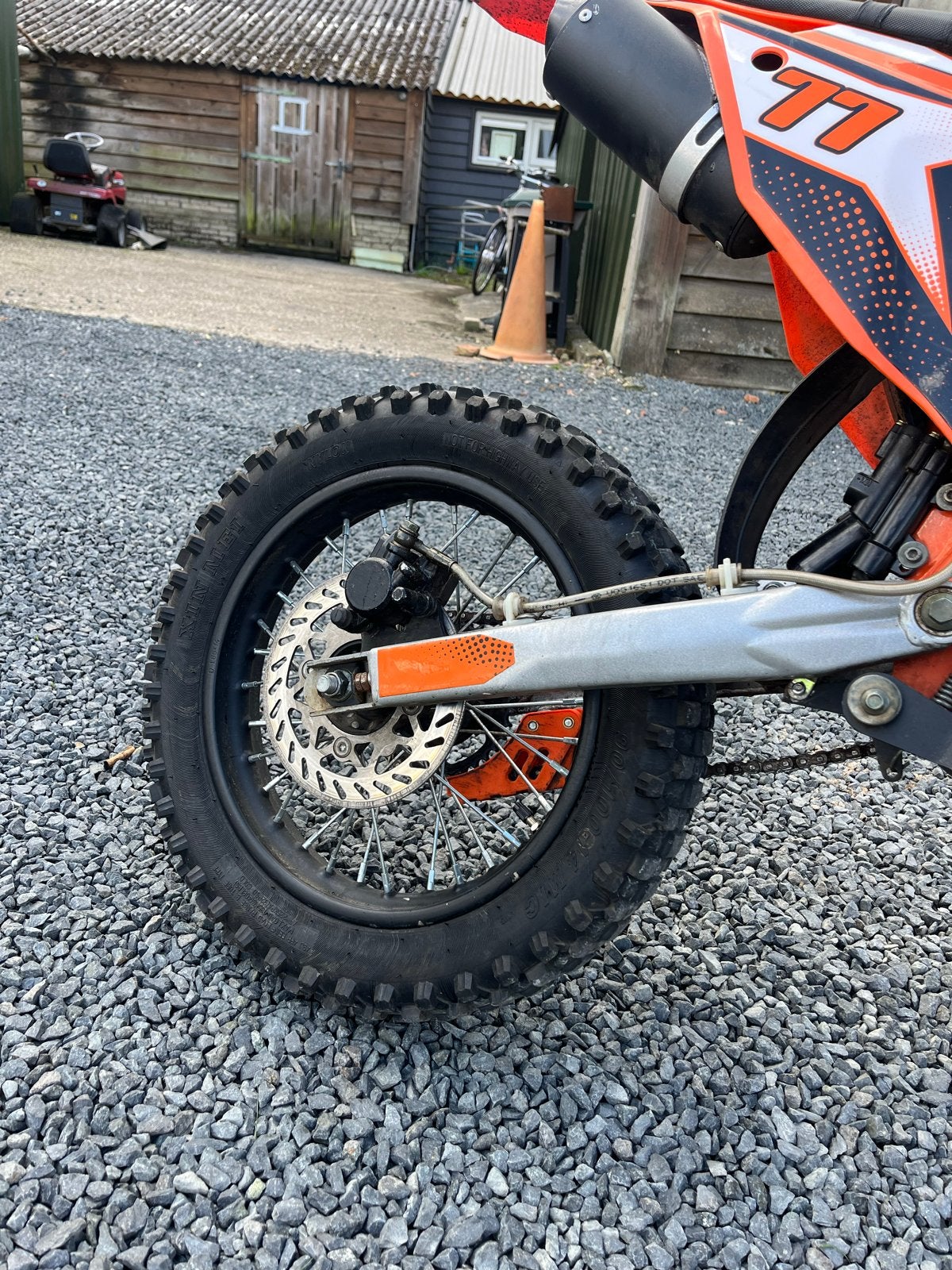 125cc Ultra Motocross Pitbike - Oranje/Zwart, Ophalen, Zo goed als nieuw, Overige merken
