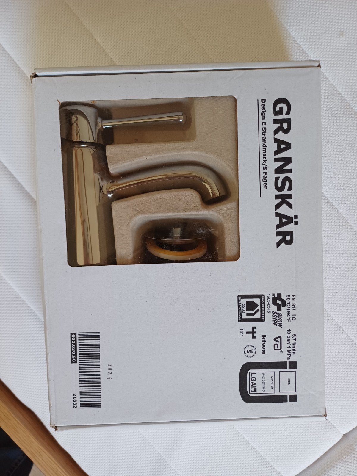 Nieuw in doos: IKEA GRANSKÄR wastafelmengkraan (Chroom), Minder dan 50 cm, Overige typen, Nieuw, Ophalen of Verzenden
