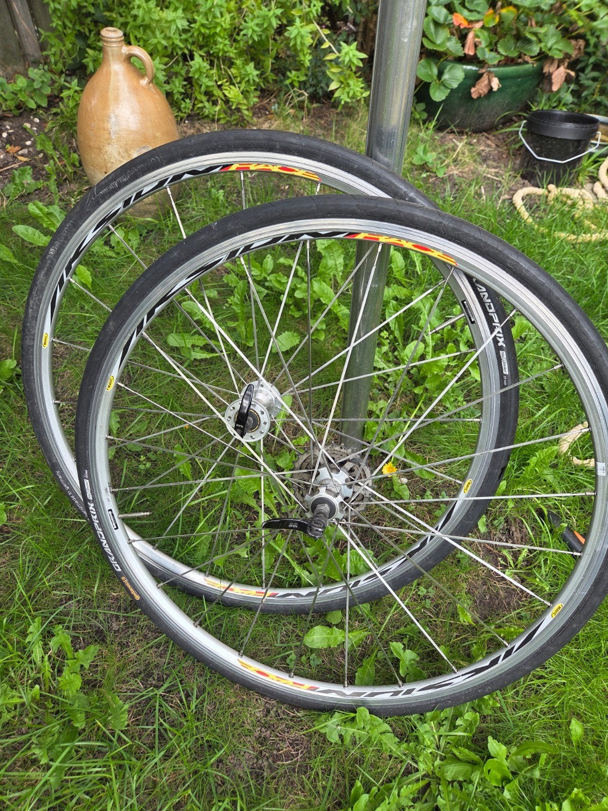 Mavic Aksium race -  wielset, Wiel, Ophalen of Verzenden, Aluminium, Mavic