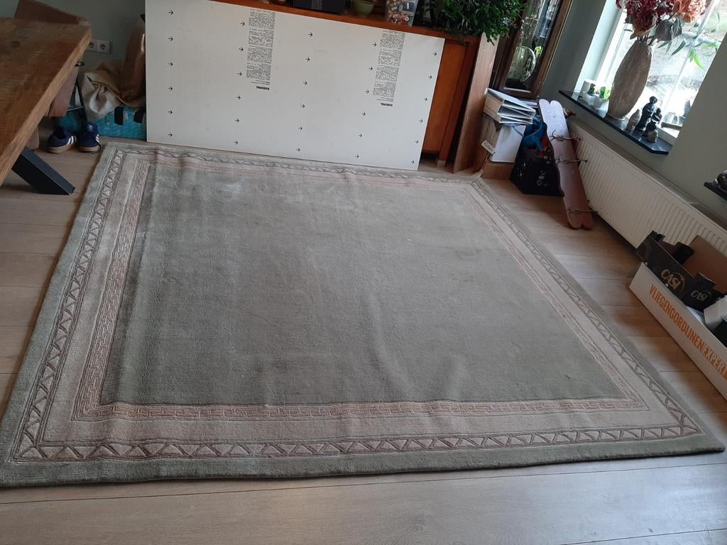 Tapijt 2,5x2,5 m, Ophalen of Verzenden, Groen, Rechthoekig, 200 cm of meer
