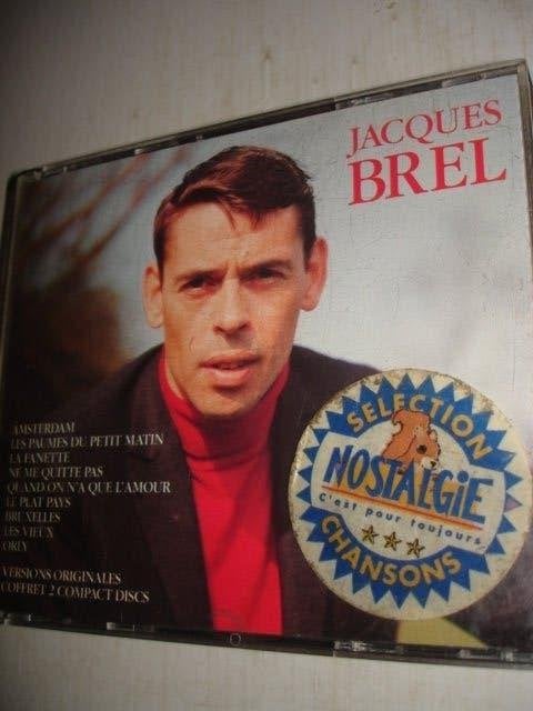 Jacques Brel- 34 Hits- PolyGram- 2-CD- (NIEUW), Cd's en Dvd's, Verzenden, Nieuw in verpakking