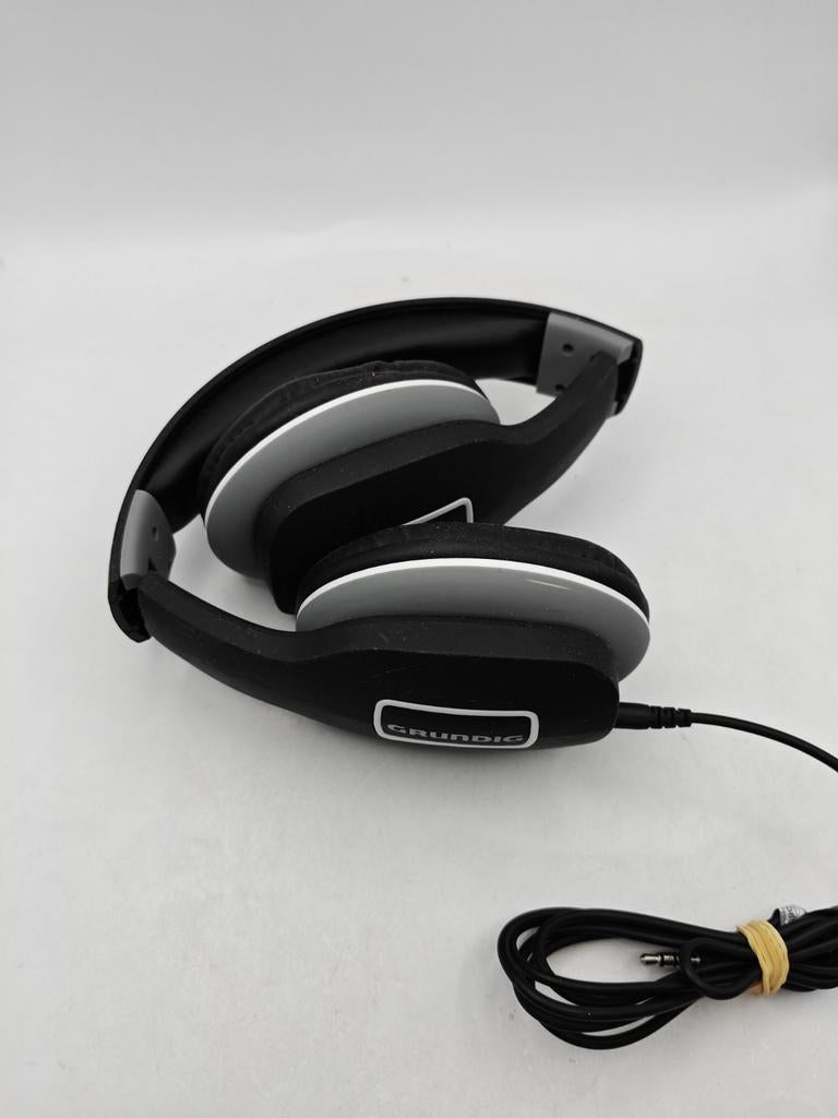 Grundig opvouwbare koptelefoon 3,5mm - Zwart/Grijs, Overige merken, Gebruikt, Info@grundig.com, Ophalen of Verzenden