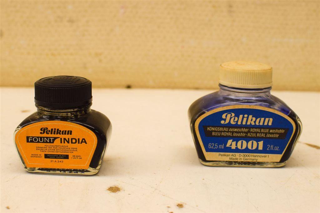 5 stuks inkt potjes 30318, Ophalen of Verzenden, Gebruikt