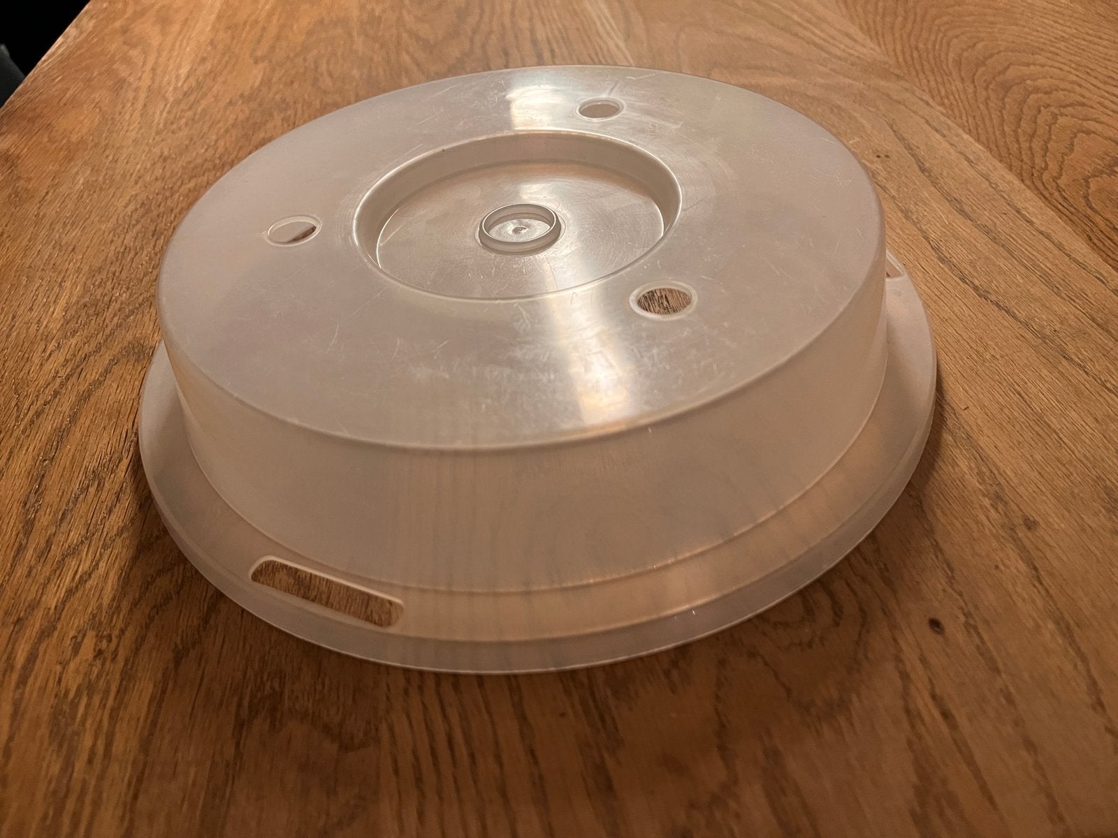 Whirlpool Magnetron Spat deksel voor bord transparant, Ophalen of Verzenden, Zo goed als nieuw