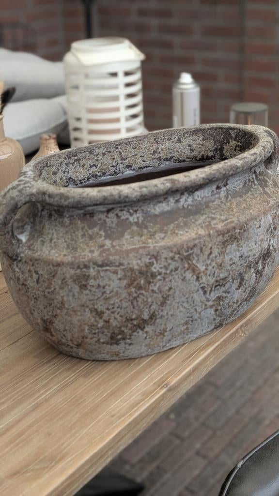 Decoratieve bloempot, niet waterdicht, Ophalen, Gebruikt, 40 cm of meer, Binnen