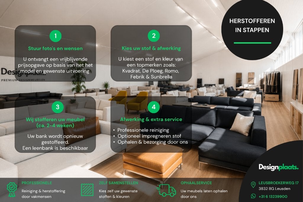 Bank Opvullen & Herstofferen, Huis en Inrichting, -, Overige maten, -, Nieuw
