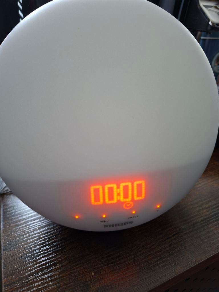 Philips Wake up Light HF3510 - Lichtwekker, Ophalen of Verzenden, Zo goed als nieuw, Digitaal
