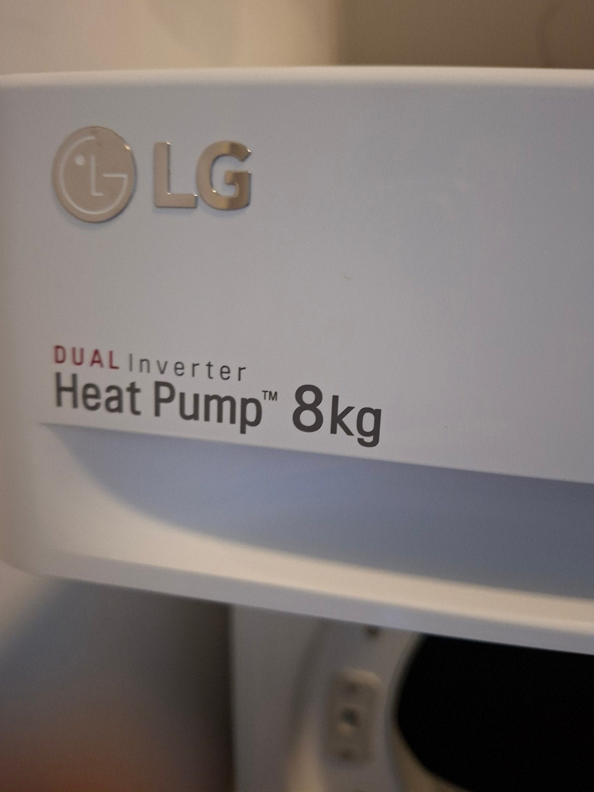 LG RC80V9AV4Q Warmtepompdroger - Zo goed als nieuw, 8 tot 10 kg, Ophalen of Verzenden, Zo goed als nieuw, 85 tot 90 cm