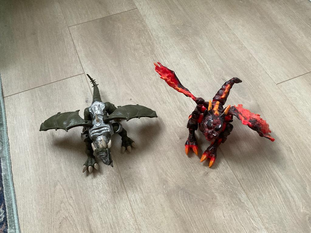 Mega Bloks Dragon figuren, Ophalen, Zo goed als nieuw