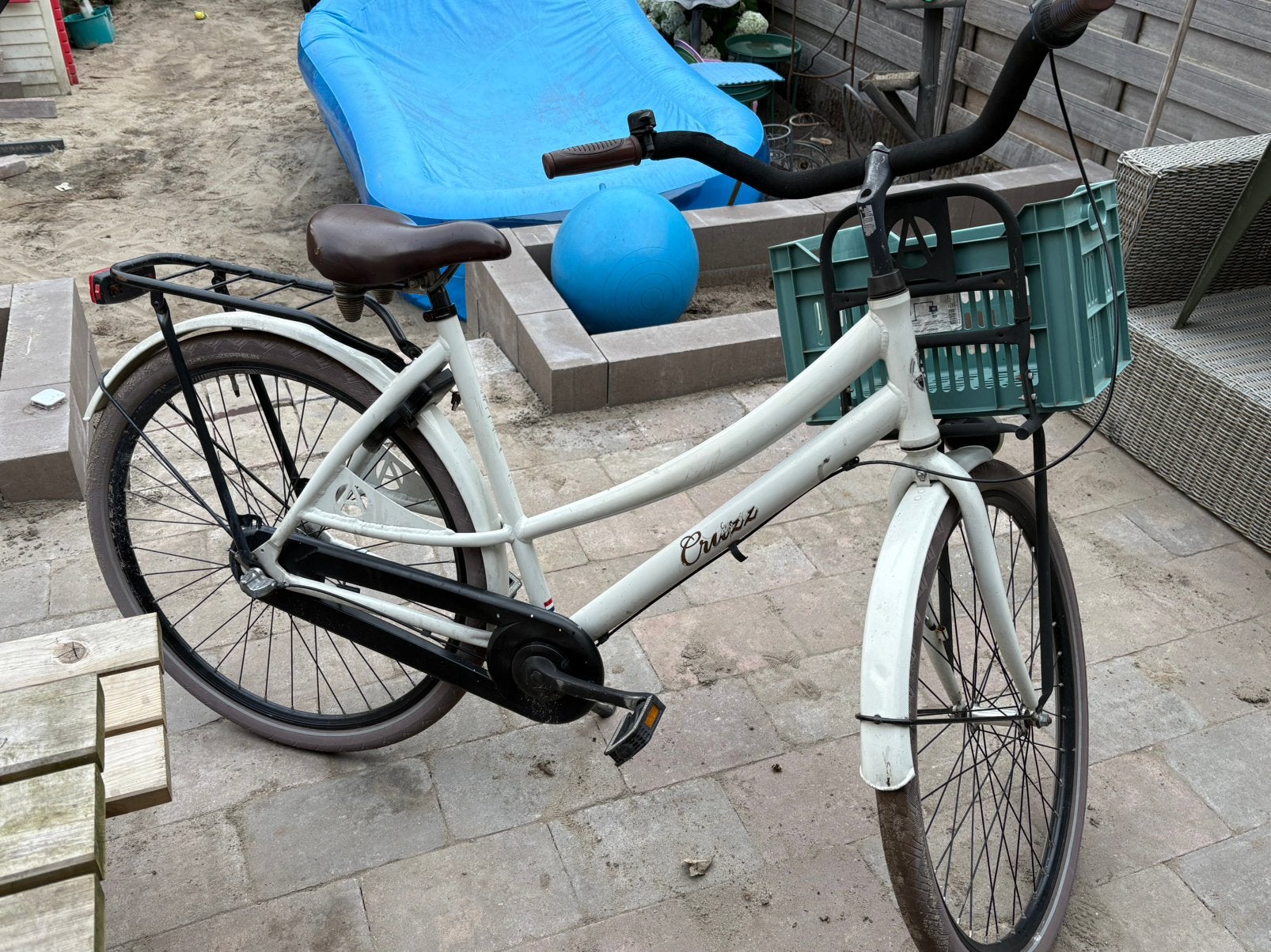 Dames transportfiets, Terugtraprem, 53 tot 56 cm, Versnellingen, Zo goed als nieuw