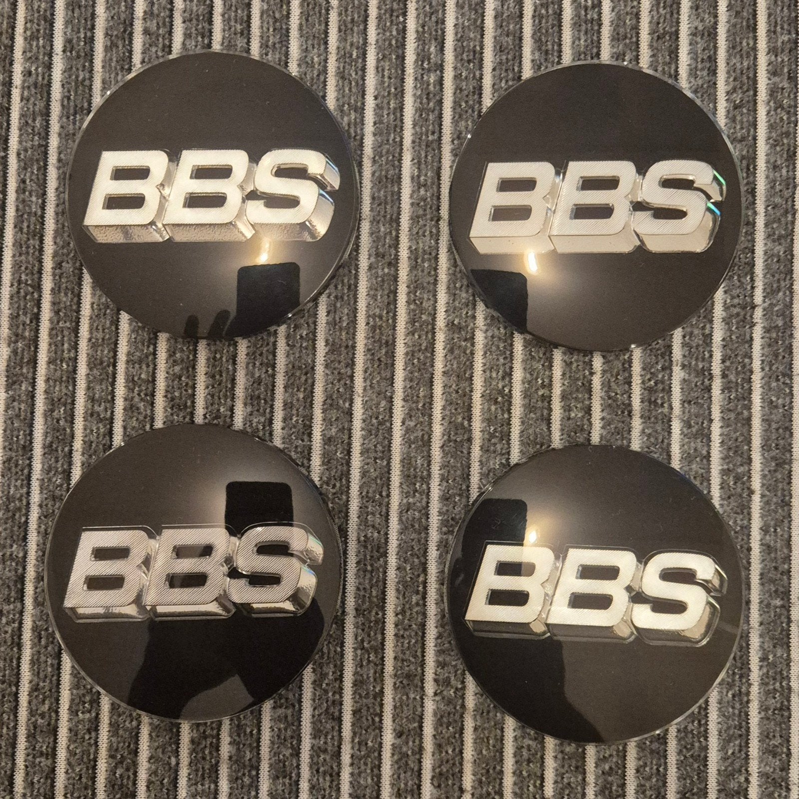 BBS RS doppen orgineel zwart/zilver nieuw, Auto-onderdelen, Ophalen of Verzenden, Nieuw
