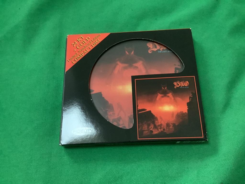 Dio-The Last In Line 24K Gold Disc (US/very rare!!), Ophalen of Verzenden, Gebruikt