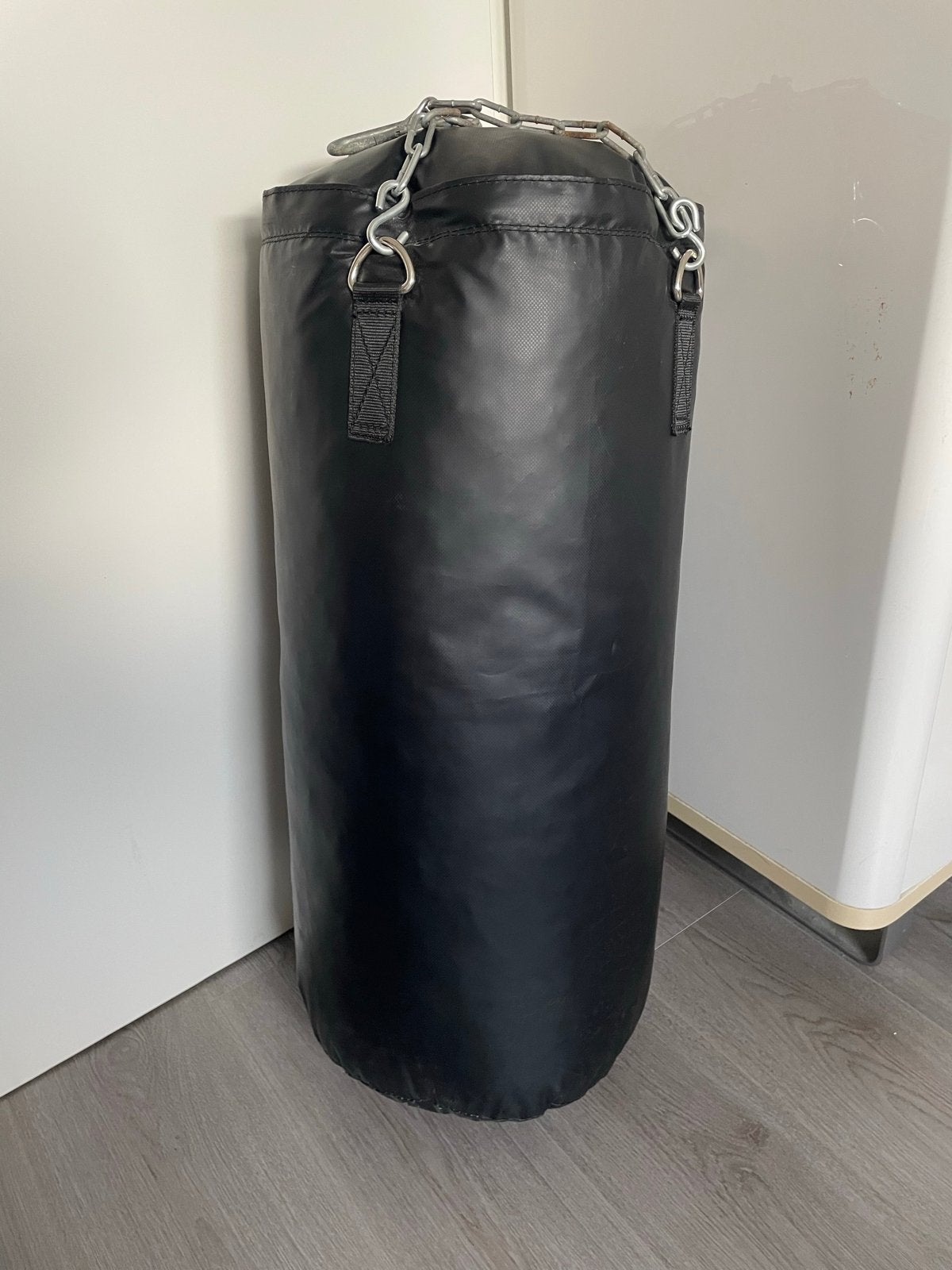 Stevige bokszak 25 kg met ketting - 85x35 cm, Ophalen, Gebruikt, Bokszak