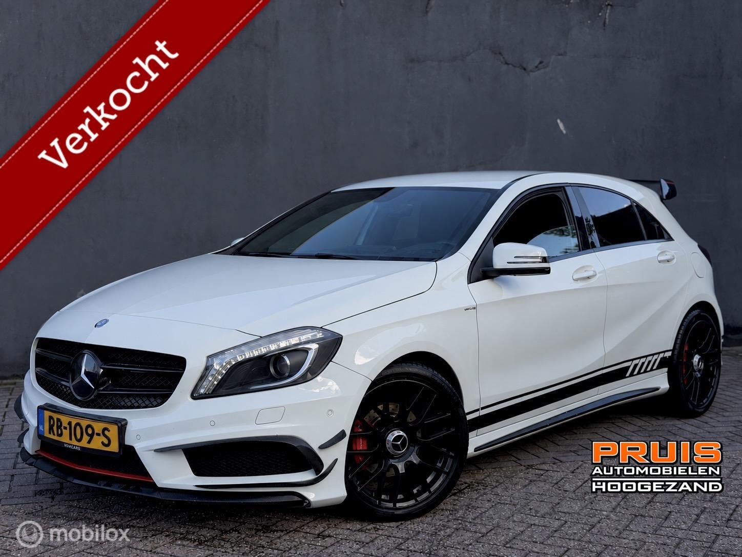 Mercedes A-klasse 180 A45 AMG -NAVI-STOELV-H/K- *VOL OPTIES*, Auto's, Voorwielaandrijving, Gebruikt, Euro 6, 4 cilinders