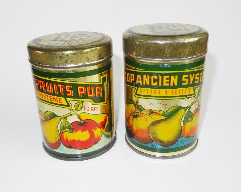 Blikken appelstroop P.J. Chapelier fruit, Verzamelen, Blikken, Ophalen of Verzenden, Overige