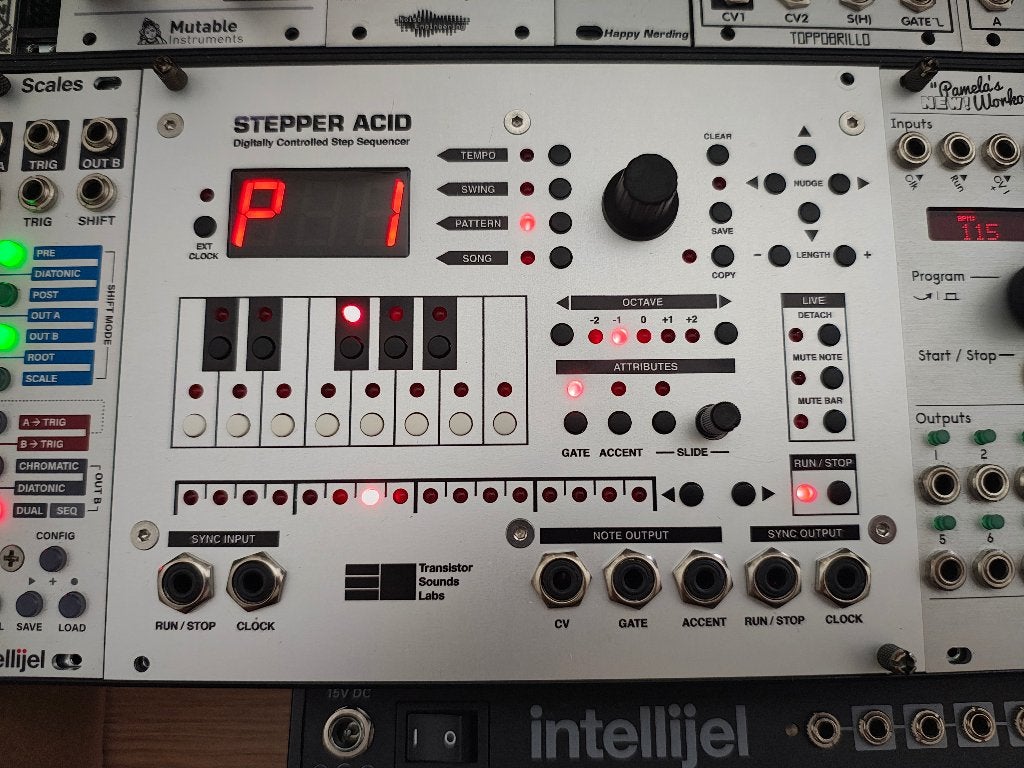 Transistor Labs Stepper Acid Eurorack Sequencer, Muziek en Instrumenten, Synthesizers, Ophalen of Verzenden, Zo goed als nieuw