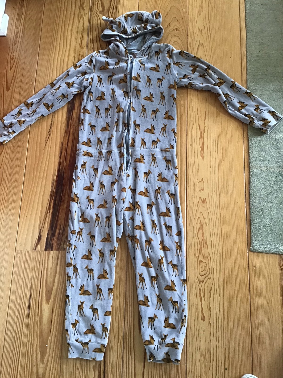 Claesens onesie met hertenprint, maat 164-170, Ophalen of Verzenden, Gebruikt, Jongen of Meisje, Nacht- of Onderkleding