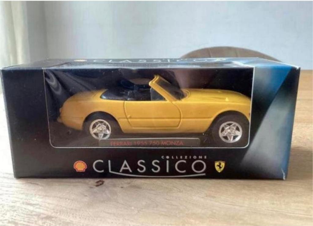 Ferrari 750 Monza 1955 schaalmodel – Shell Collectie, Hobby en Vrije tijd, Ophalen of Verzenden, Nieuw, Auto, Overige merken