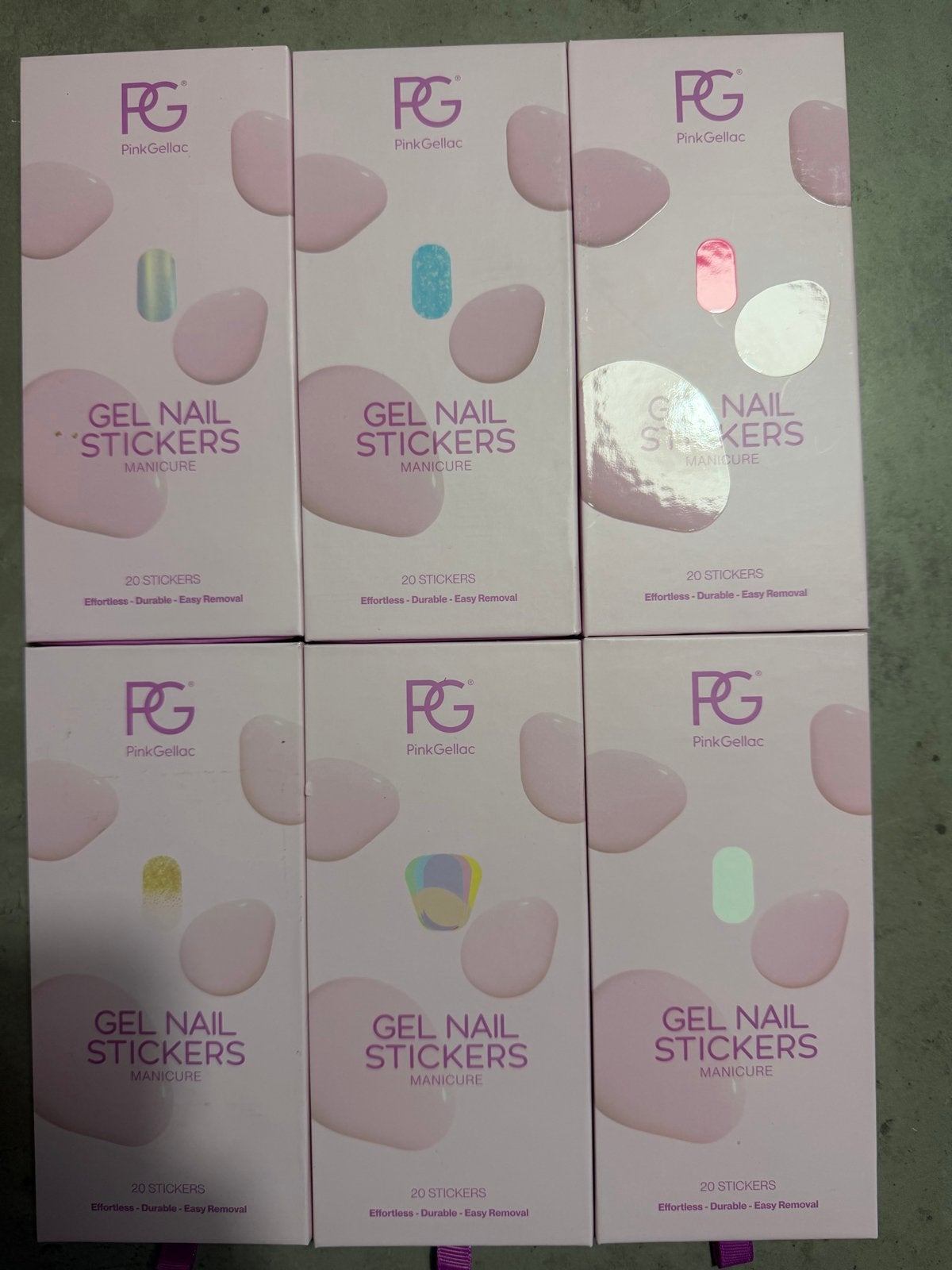 Pink Gellac Gel Nagellak Stickers - Diverse Kleuren, Ophalen of Verzenden, Nieuw, Overige typen