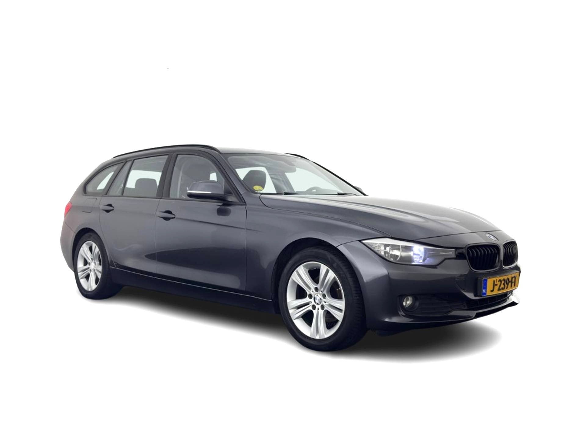 BMW 3 Serie Touring 316d High Executive *FULL-LEATHER | NAVI, Achterwielaandrijving, Zwart, 4 cilinders, 116 pk