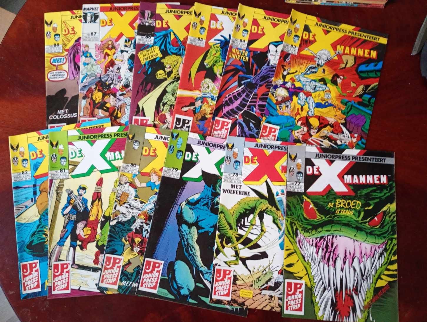 De X-Mannen Juniorpress Stripboeken, Boeken, Complete serie of reeks, Ophalen of Verzenden, Gelezen