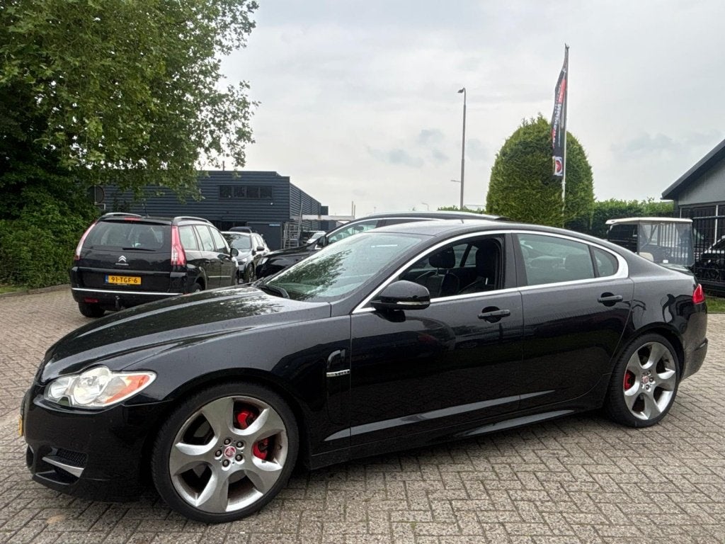 Jaguar XF 3.0D Diesel V6 S Portfolio 2010 Zwart Youngtimer, Auto's, Euro 5, 15 km/l, Gebruikt, 2993 cc