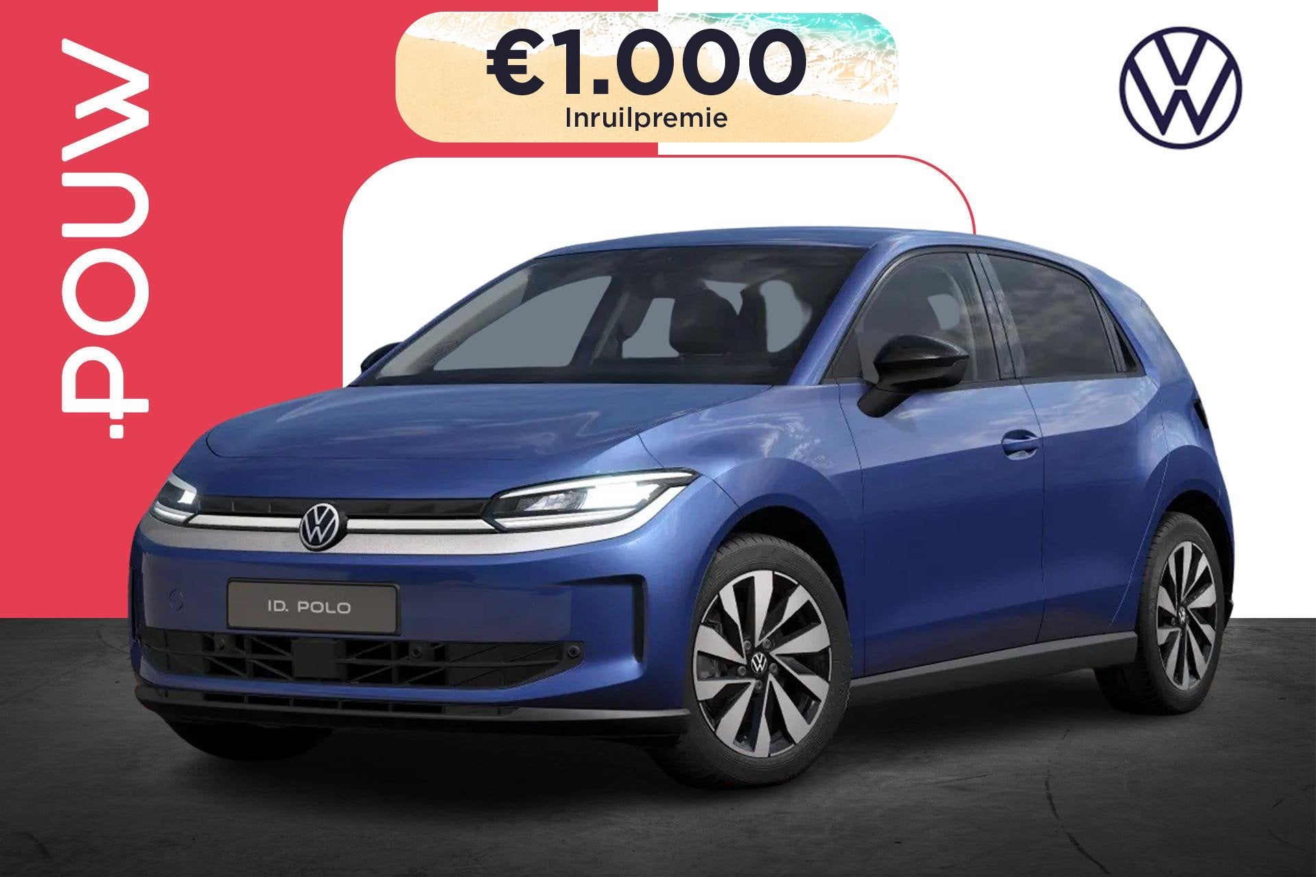 Volkswagen ID. Polo 211pk Life First Edition 52 kWh | 17" Ve, Auto's, 12 maanden, Stof, 453 km, Zwart