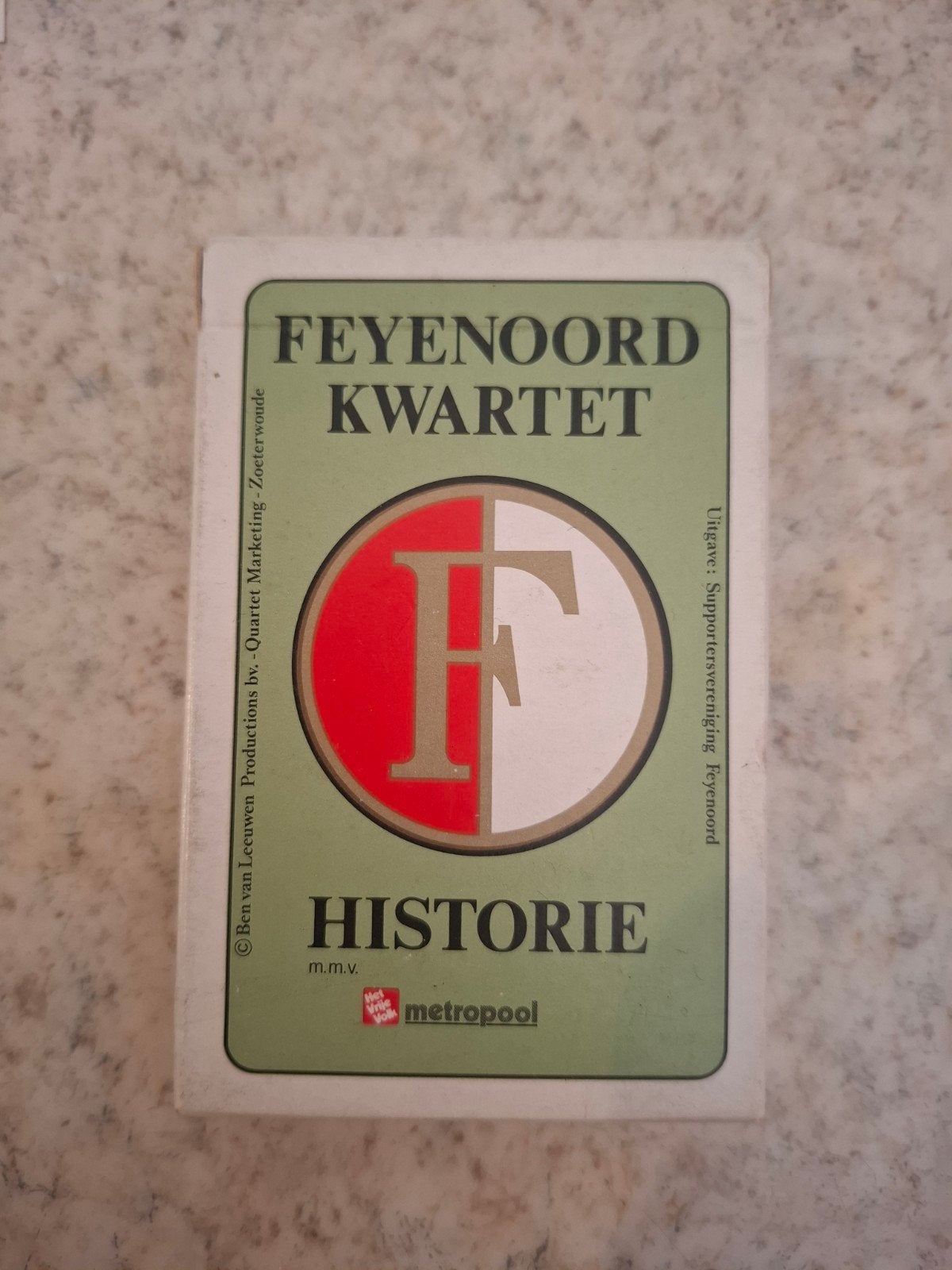 Feyenoord Kwintet Historie Kaartspel, Een of twee spelers, Ophalen of Verzenden, Zo goed als nieuw, Supportersvereniging Feyenoord