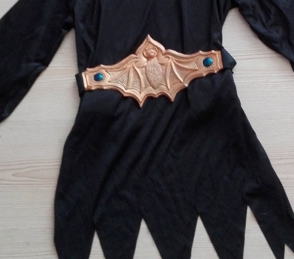 3 delig Heksen outfit mt 122 / 140, Kinderen en Baby's, Carnavalskleding en Verkleedspullen, Ophalen of Verzenden, Nieuw, 134 t/m 140