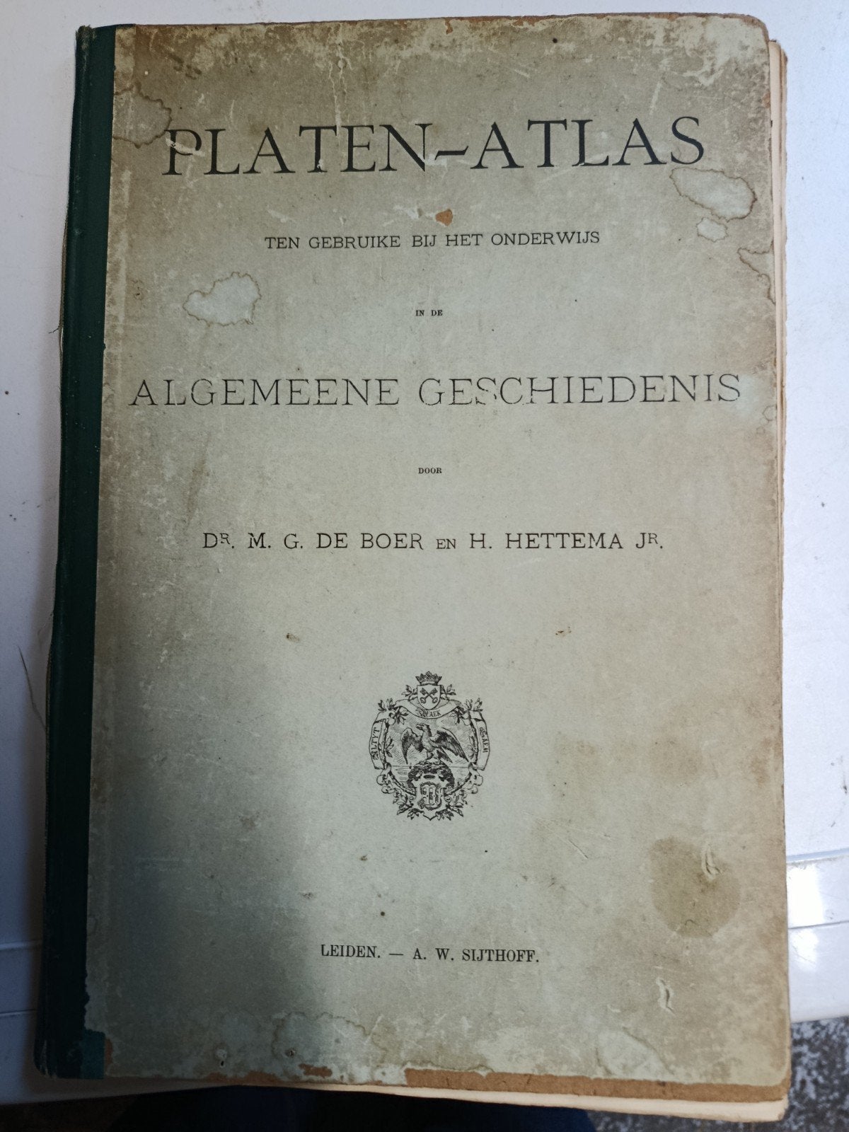 Plaatjesatlas Algemene Geschiedenis - Dr. M.G. de Boer, Ophalen of Verzenden, Gamma, Overige niveaus, Gelezen