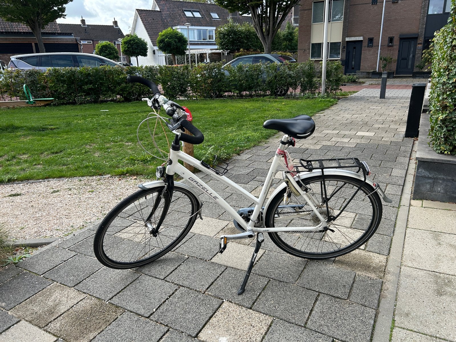 Sportieve Gazelle damesfiets 57, Fietsen en Brommers, Ophalen, Gebruikt, Velgrem, Versnellingen