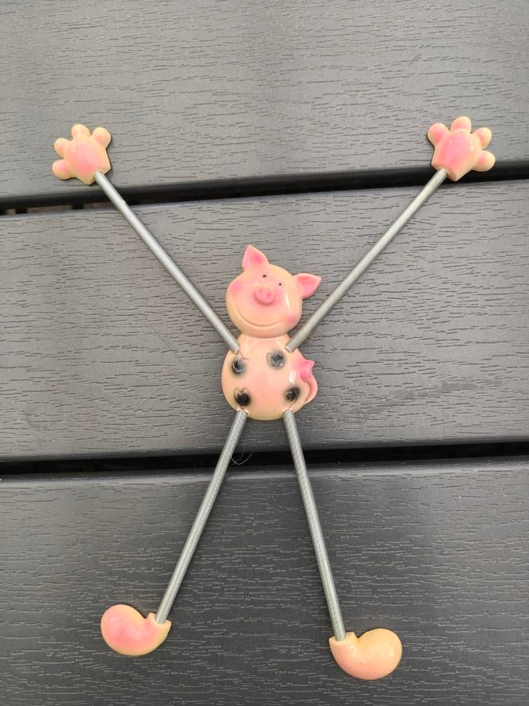 Koelkastmagneet varken, Ophalen of Verzenden, Zo goed als nieuw, Boerderijdier, Beeldje of Figuurtje