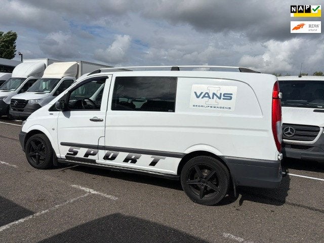 Mercedes-Benz Vito 113 CDI 320 Lang DC Comfort Plus, Auto's, Euro 5, Gebruikt, Zwart, 4 cilinders