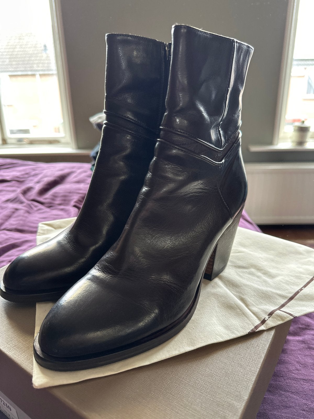 Pantanetti nieuwe Elegante leren enkellaarzen - Maat 40, Kleding | Dames, Schoenen, Bruin, Lage of Enkellaarzen, Nieuw, Ophalen of Verzenden