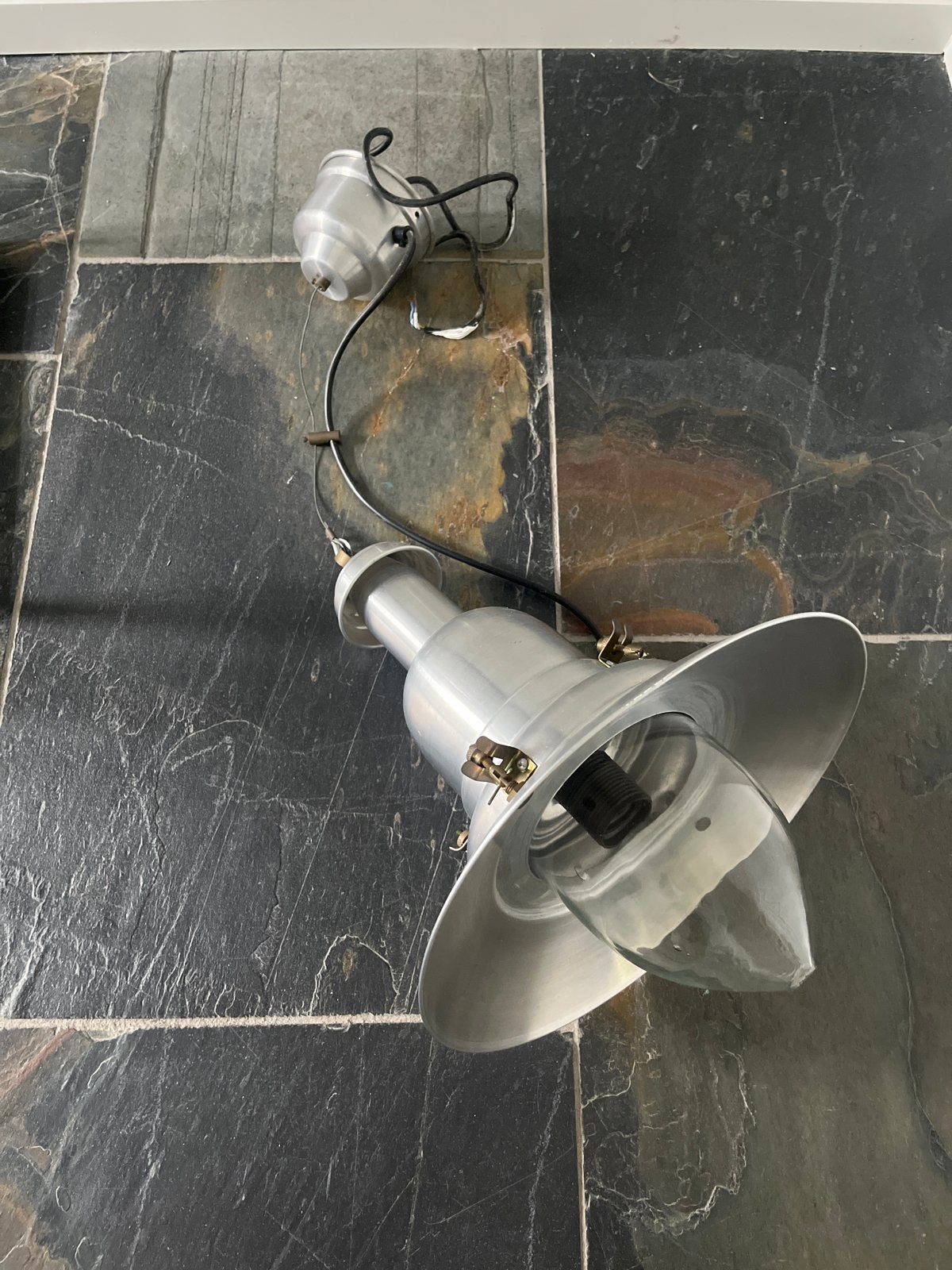 Stoere Scheepslamp - Sfeervolle Verlichting, Huis en Inrichting, Lampen | Hanglampen, Gebruikt, Metaal, Ophalen of Verzenden