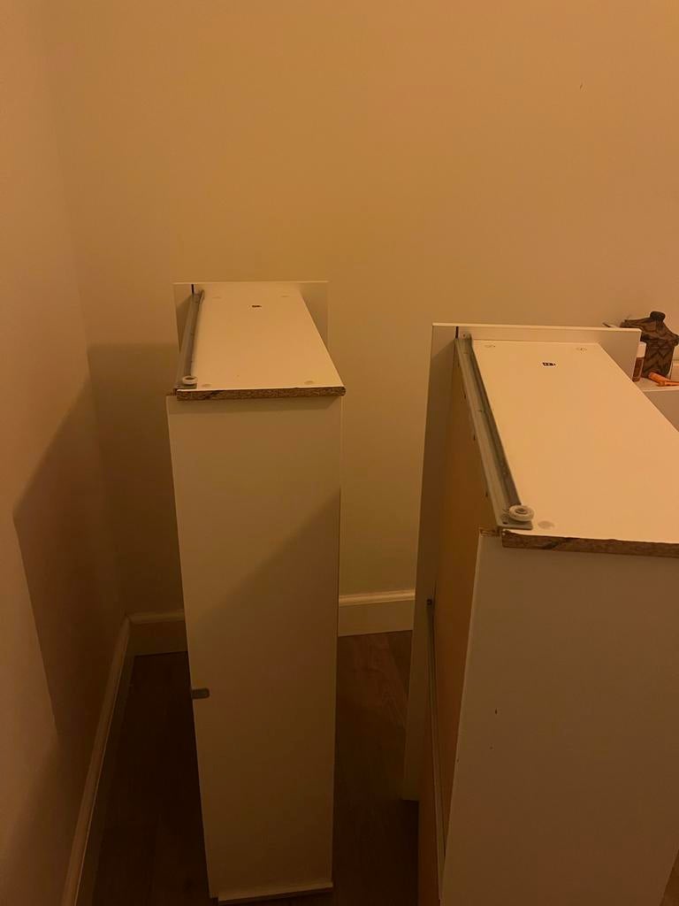 Gratis Lades voor IKEA Malm bed - Wit, Ophalen, Gebruikt, Wit, Tweepersoons