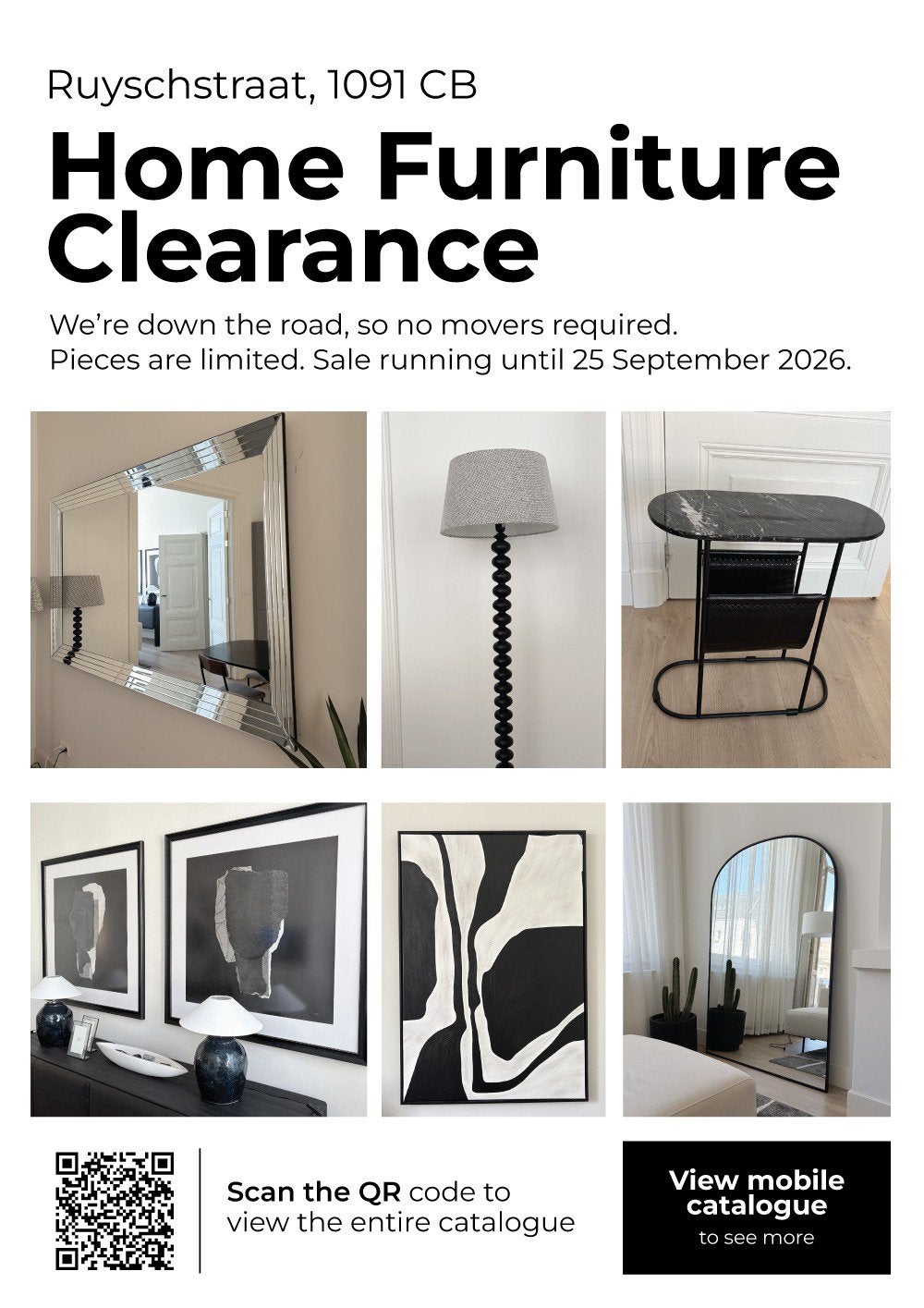 Furniture clearance
