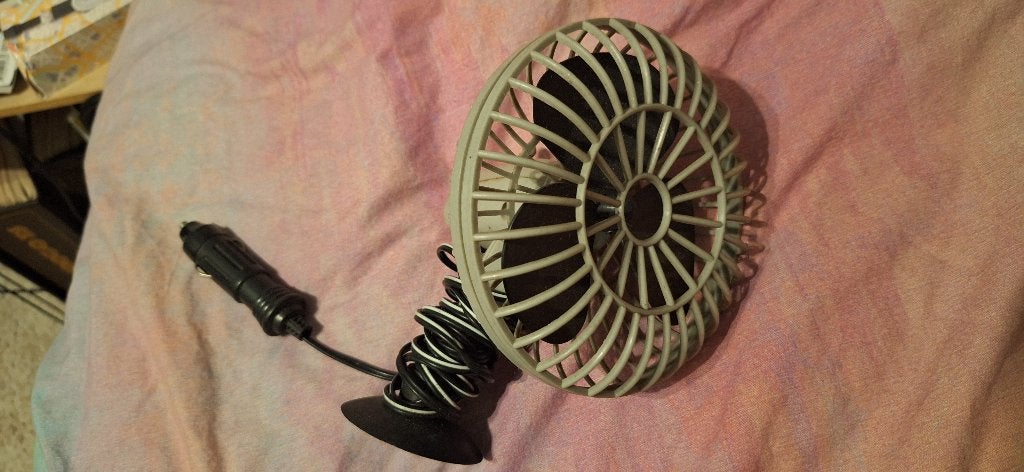 12v ventilator, Ophalen, Gebruikt