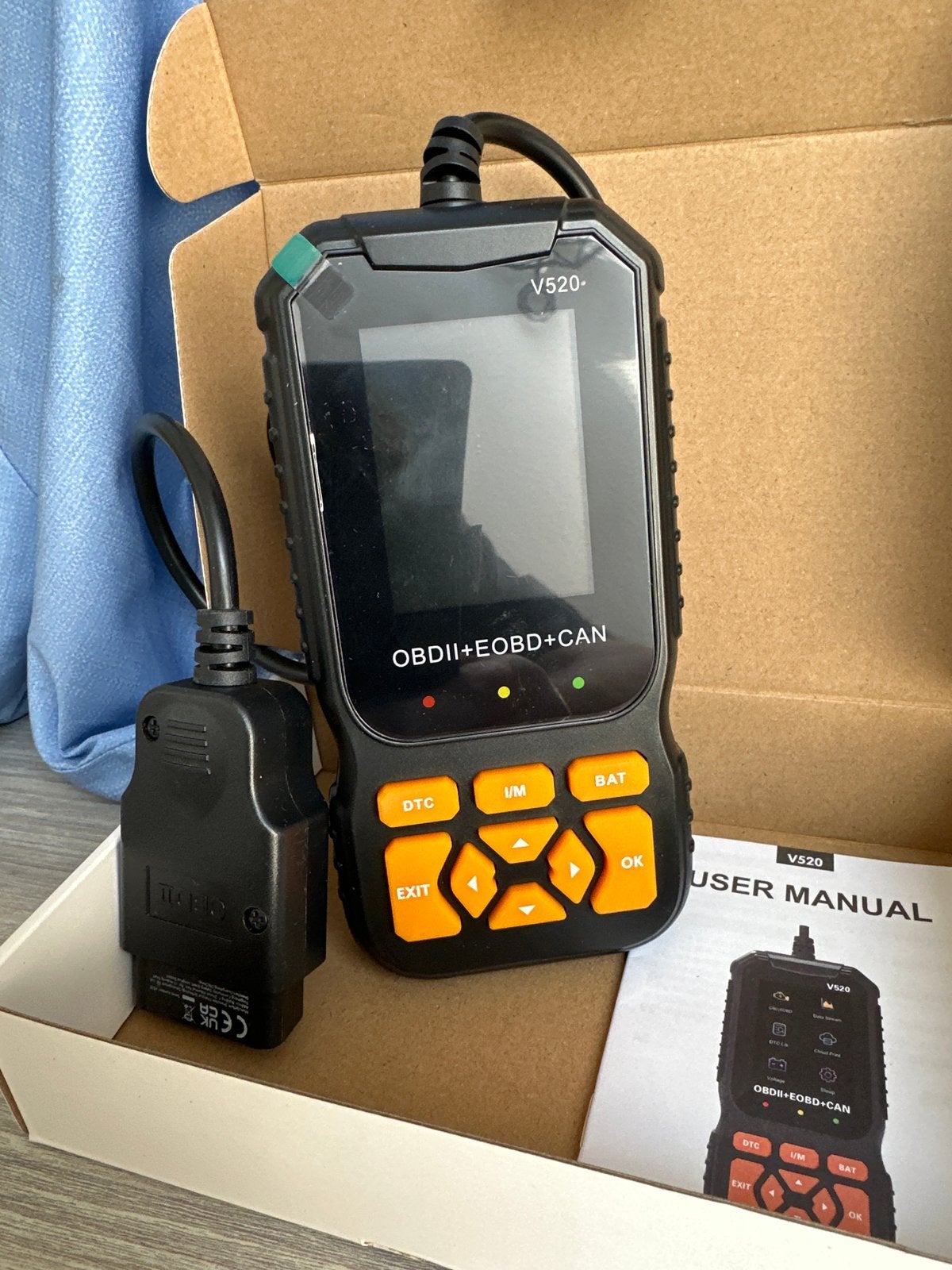 V520+ OBDII+EOBD+CAN Autoscanner Diagnosetool, Ophalen of Verzenden, Nieuw