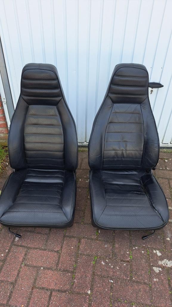 Porsche 911 G-model lederen stoelen - originele staat, Ophalen of Verzenden, Gebruikt, Porsche