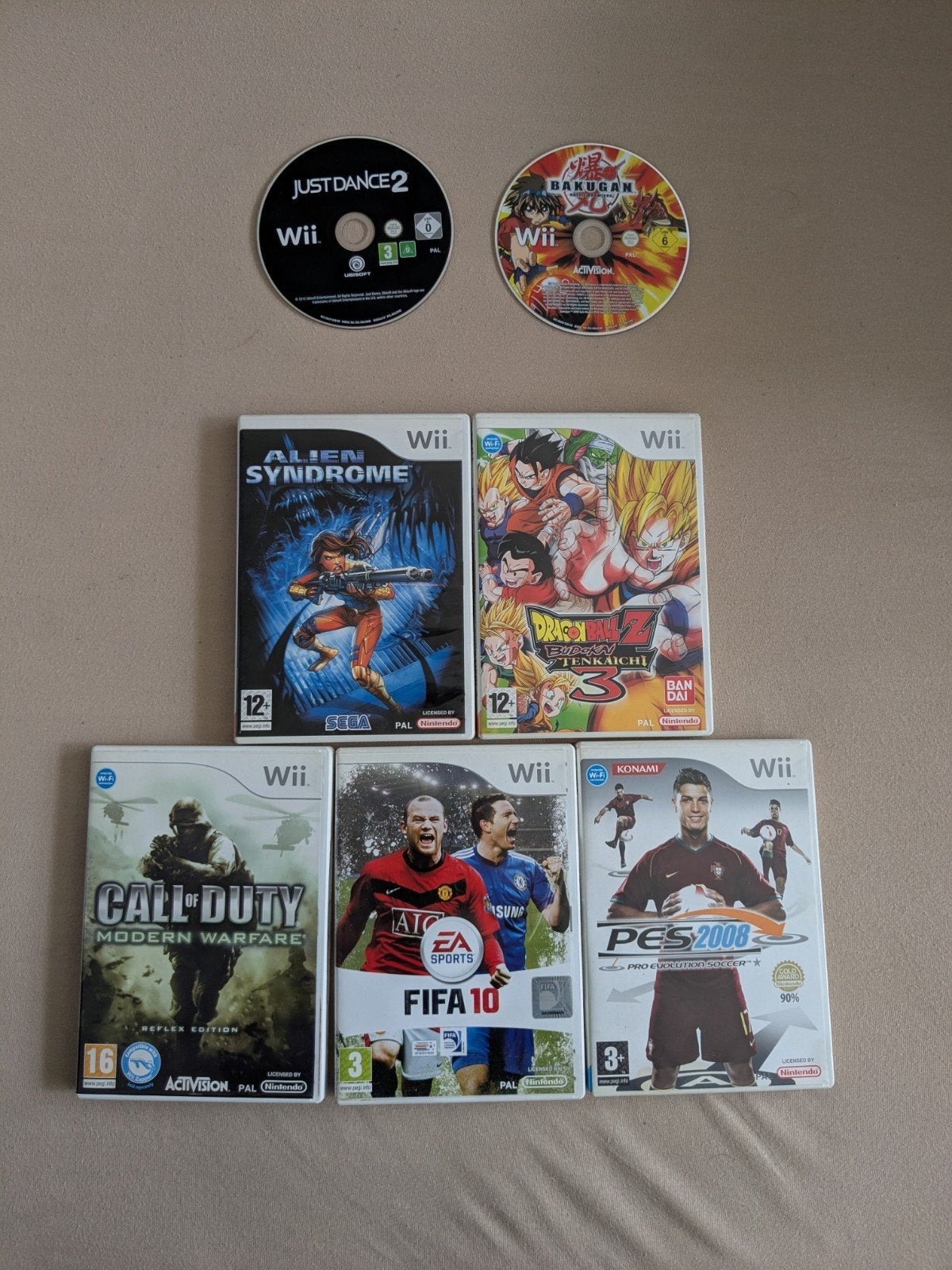 Wii Games bundel, 3 spelers of meer, Ophalen of Verzenden, Gebruikt, Vanaf 3 jaar