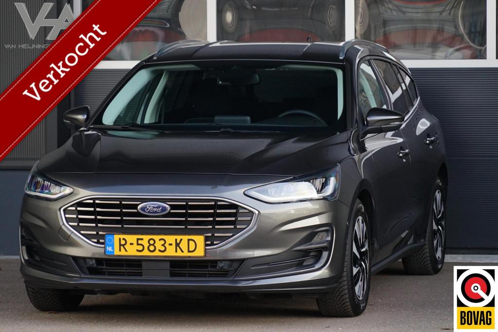 Ford Focus Wagon 1.0 EcoBoost Hybrid Titanium X NL, stoelver, 125 pk, Gebruikt, Euro 6, Origineel Nederlands