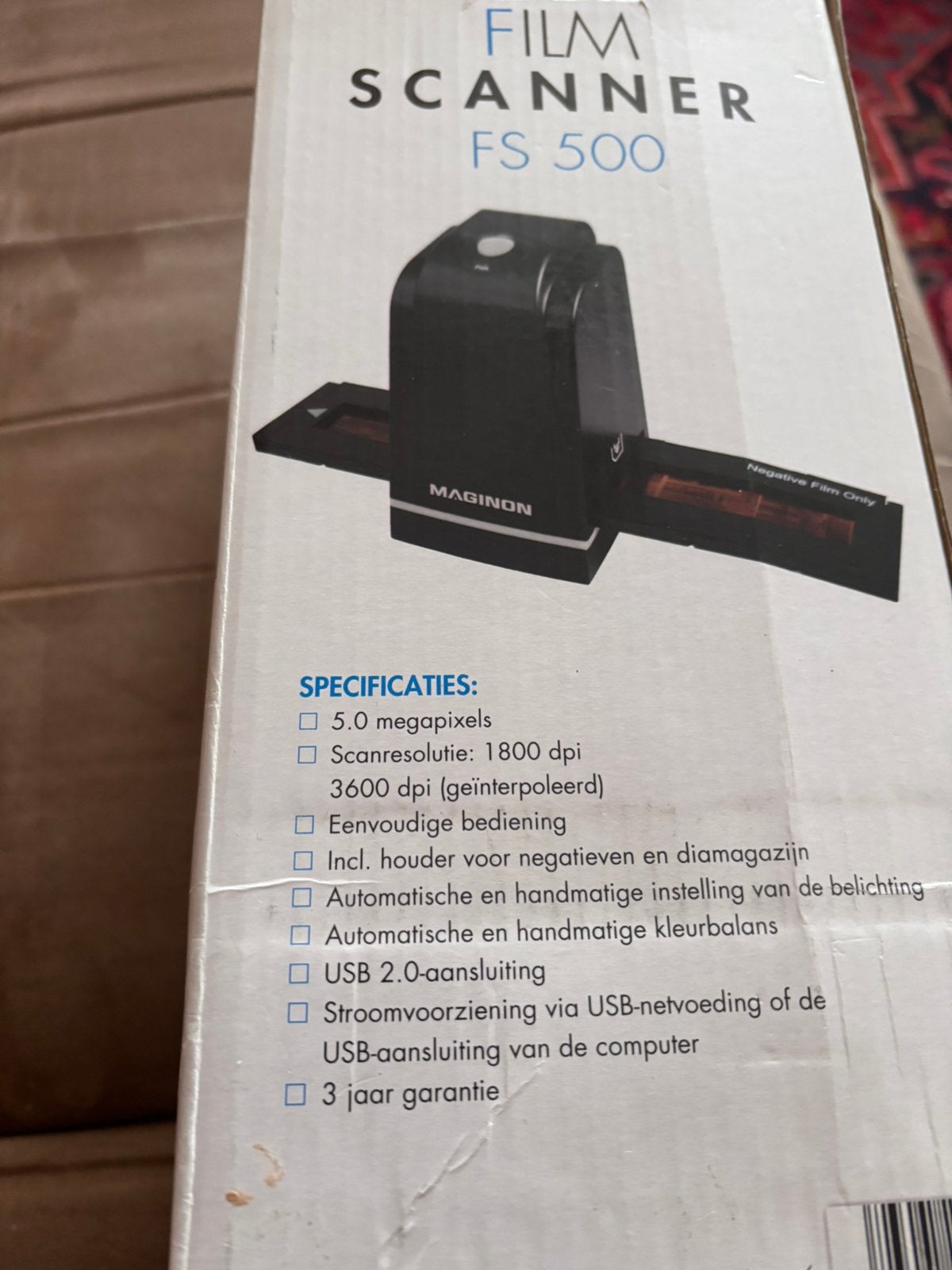 Maginon film scanner FS 500, Ophalen of Verzenden, Zo goed als nieuw