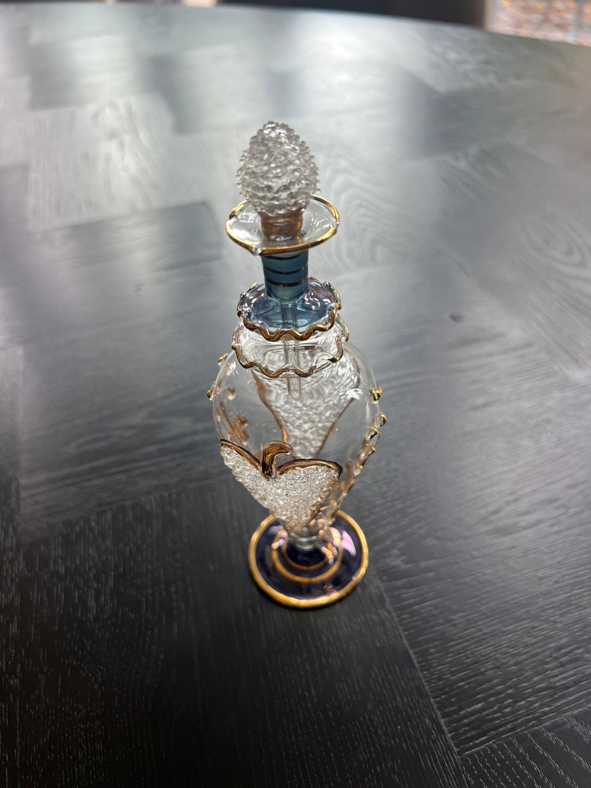 Kristallen parfum flesje, Antiek en Kunst, Ophalen of Verzenden