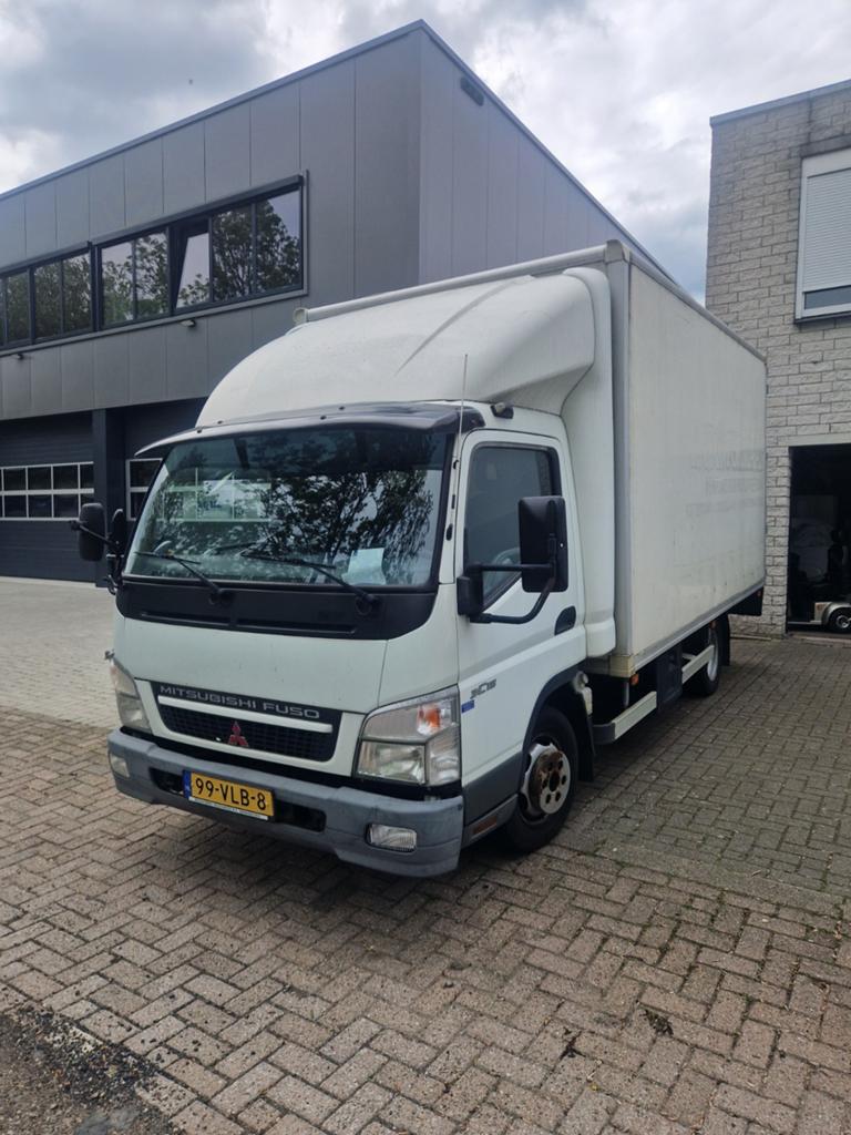 Mitsubishi Canter 3C15 2007 bakwagen, Auto's, Bestelauto's, Voorwielaandrijving, 145 pk, 2977 cc, Wit