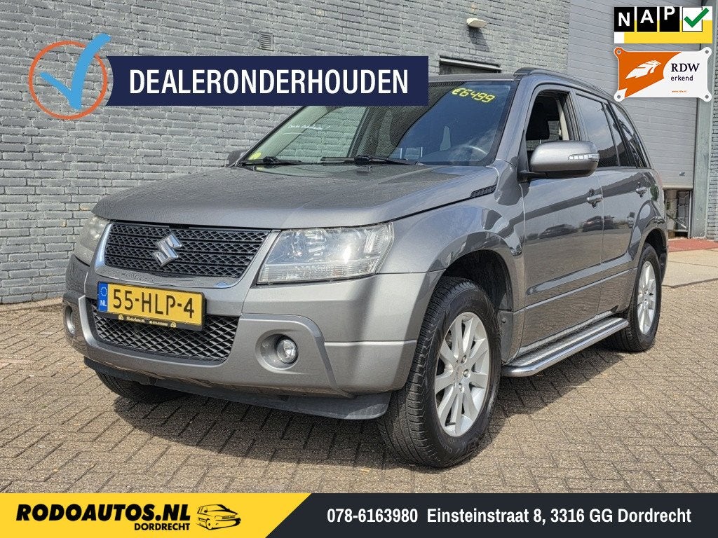 Suzuki Grand Vitara 2.0-16V Exclusive 4x4 Airco/Cruise ✅, Auto's, 4 cilinders, 1850 kg, Grand Vitara, Origineel Nederlands