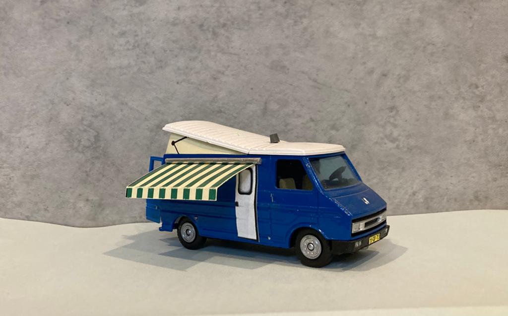 Citroën C35 buscamper miniatuur, Ophalen of Verzenden, Gebruikt, Bus of Vrachtwagen